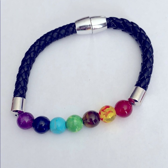 Two bracelets in rainbow colours - Picture 2 of 3